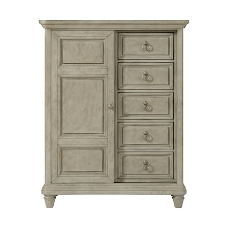 5-Drawer Door Chest