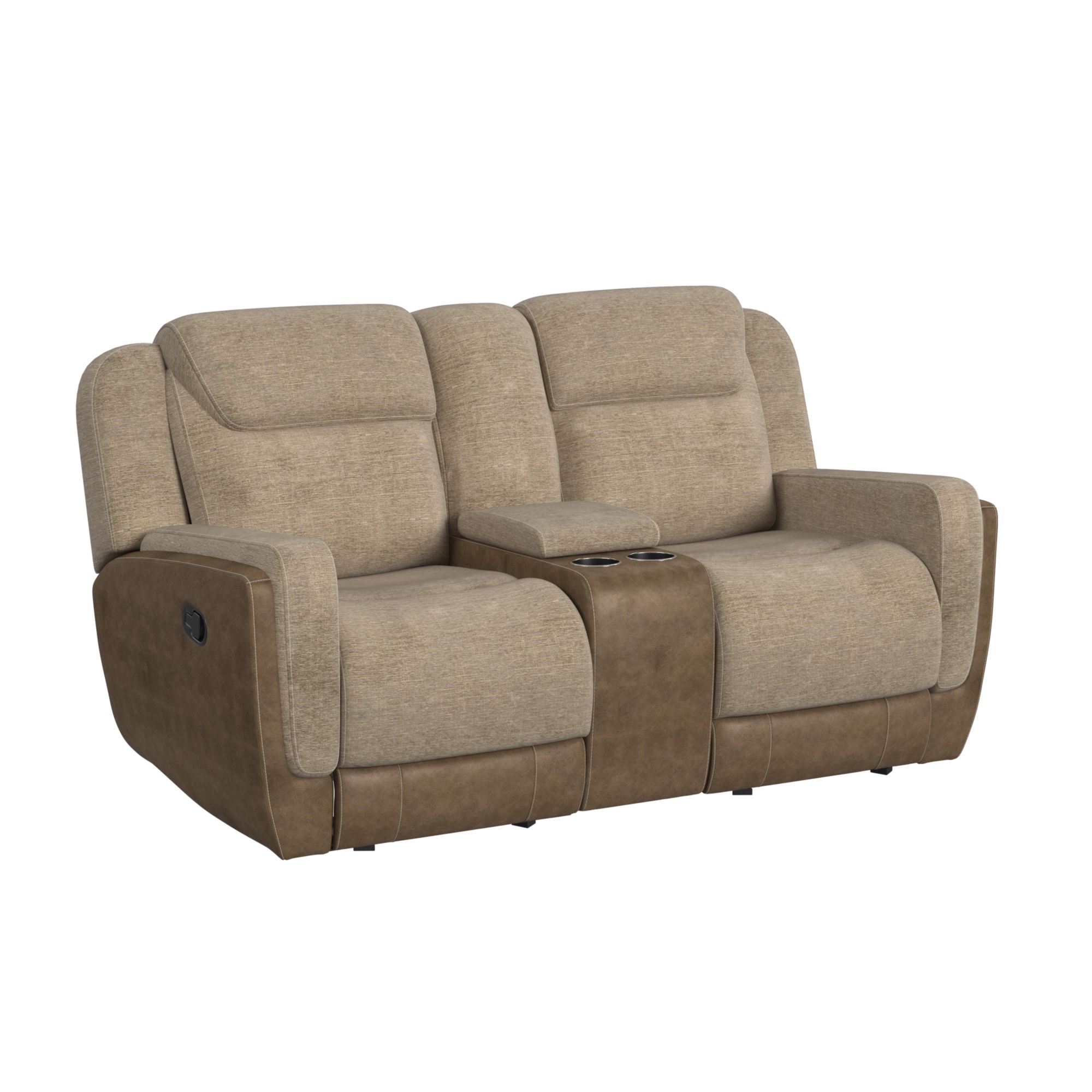 Elements International hornet Motion Glider Loveseat