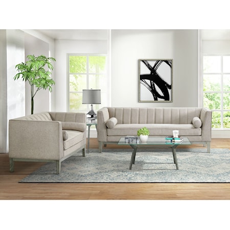 Sofa and Loveseat Set