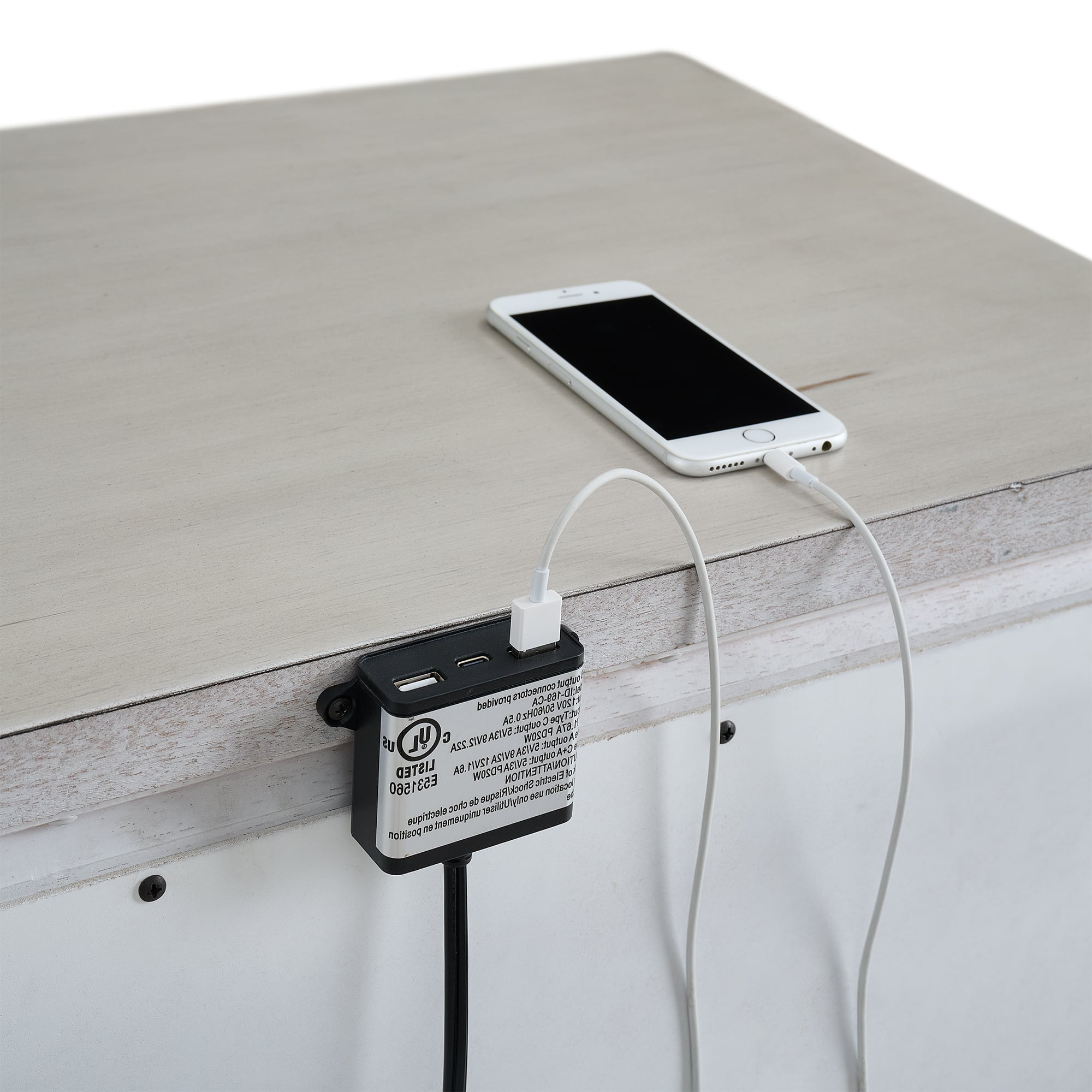 Elements International McCoy 3-Piece Queen Storage Bedroom Set