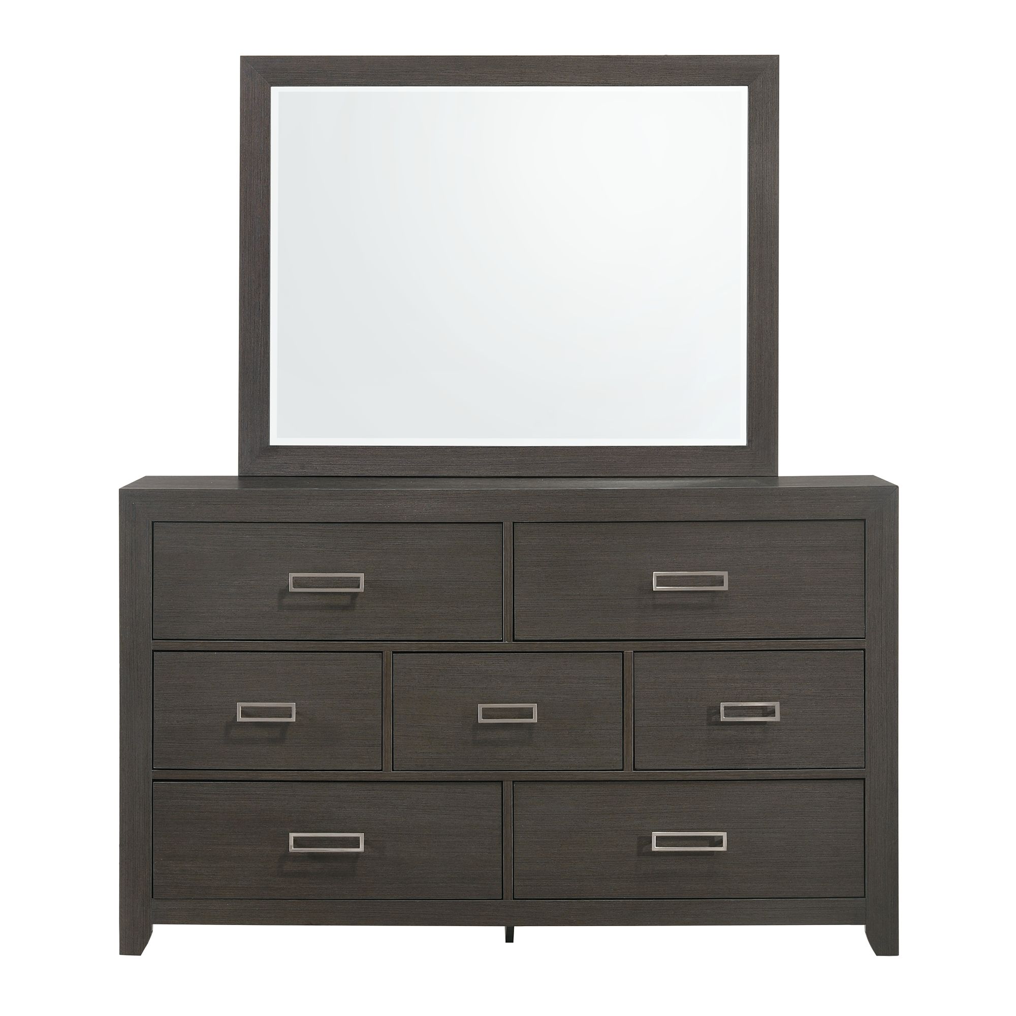 Dresser and Mirror Set
