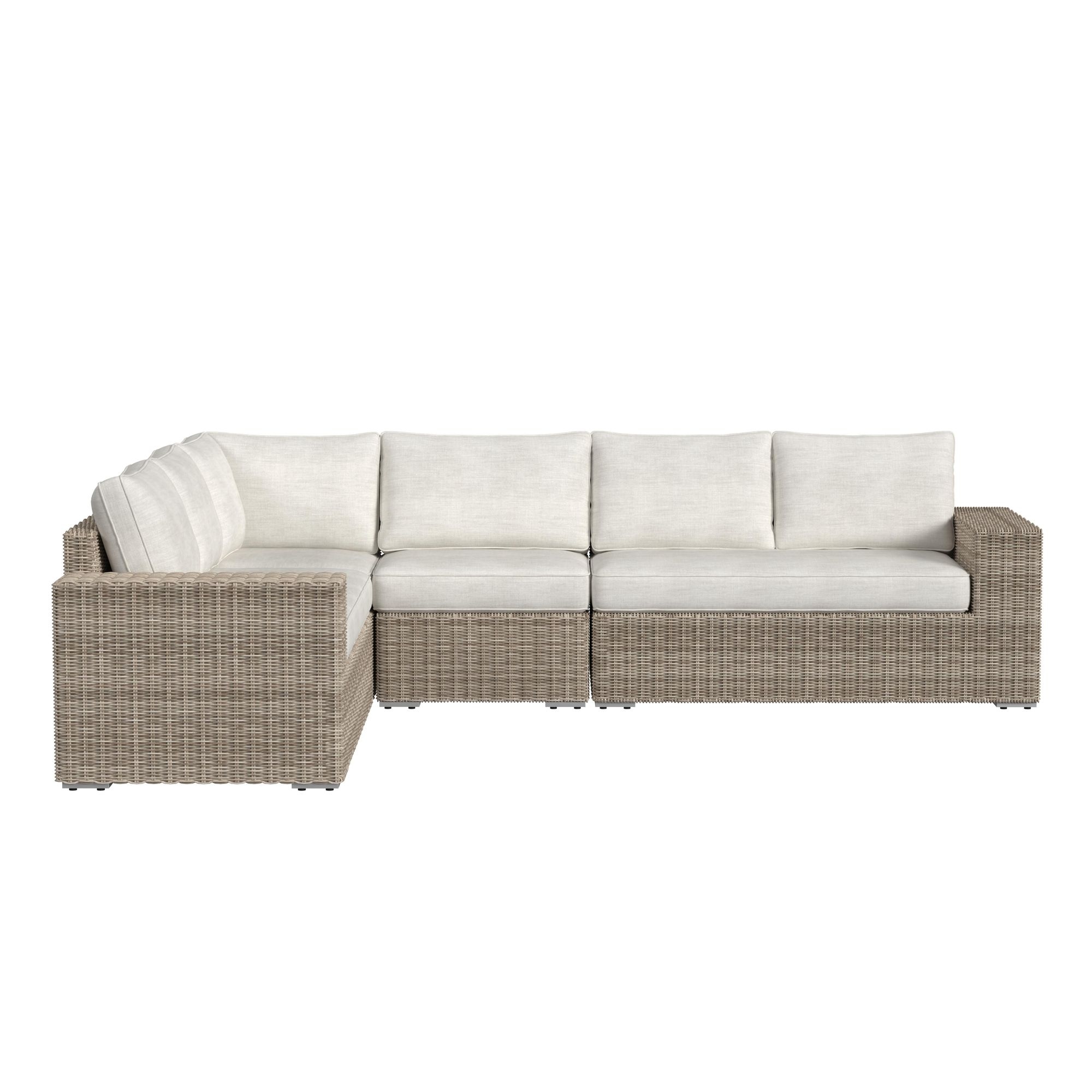 4-pc. Woven Sectional Sofa