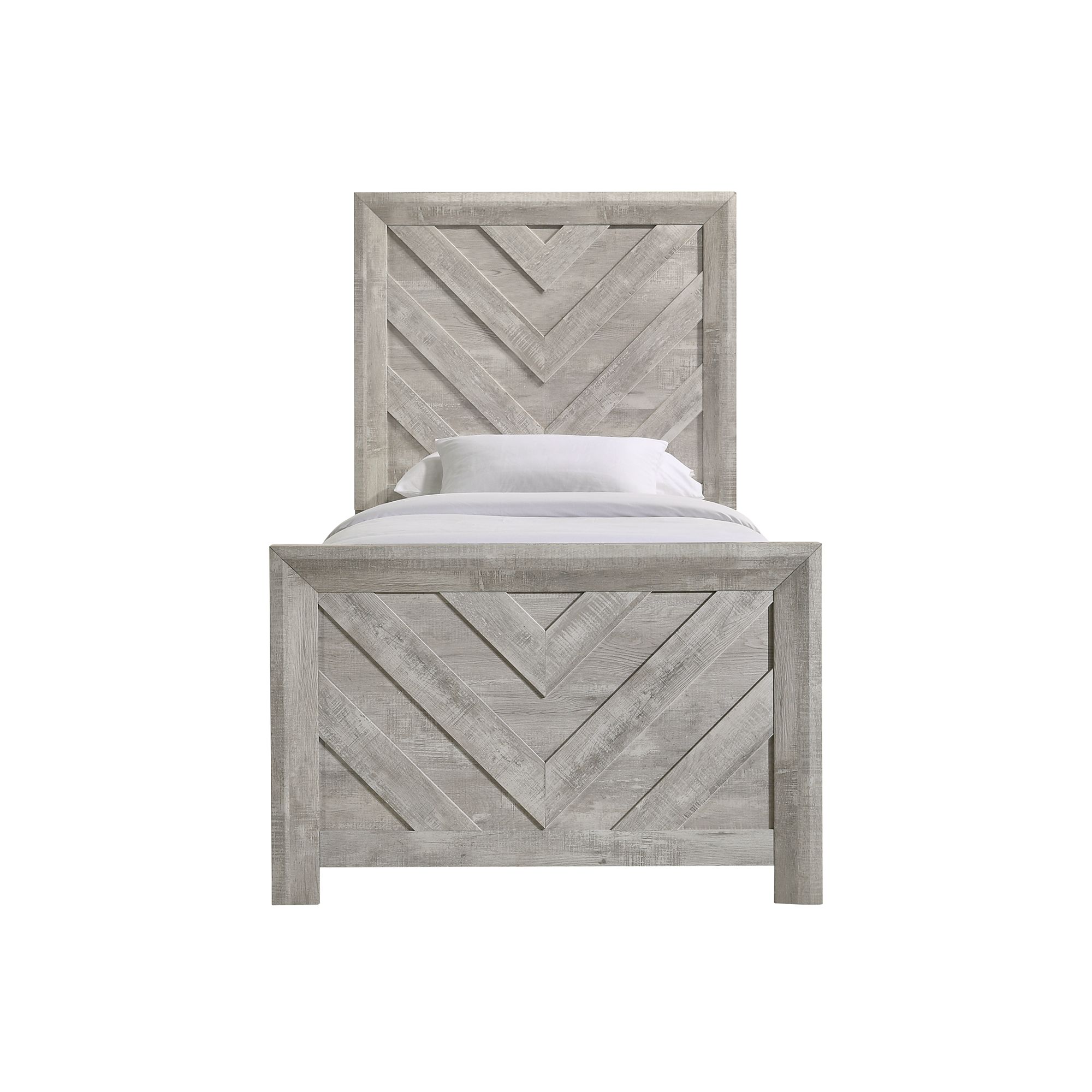 Elements International Ellen Twin Panel Bed