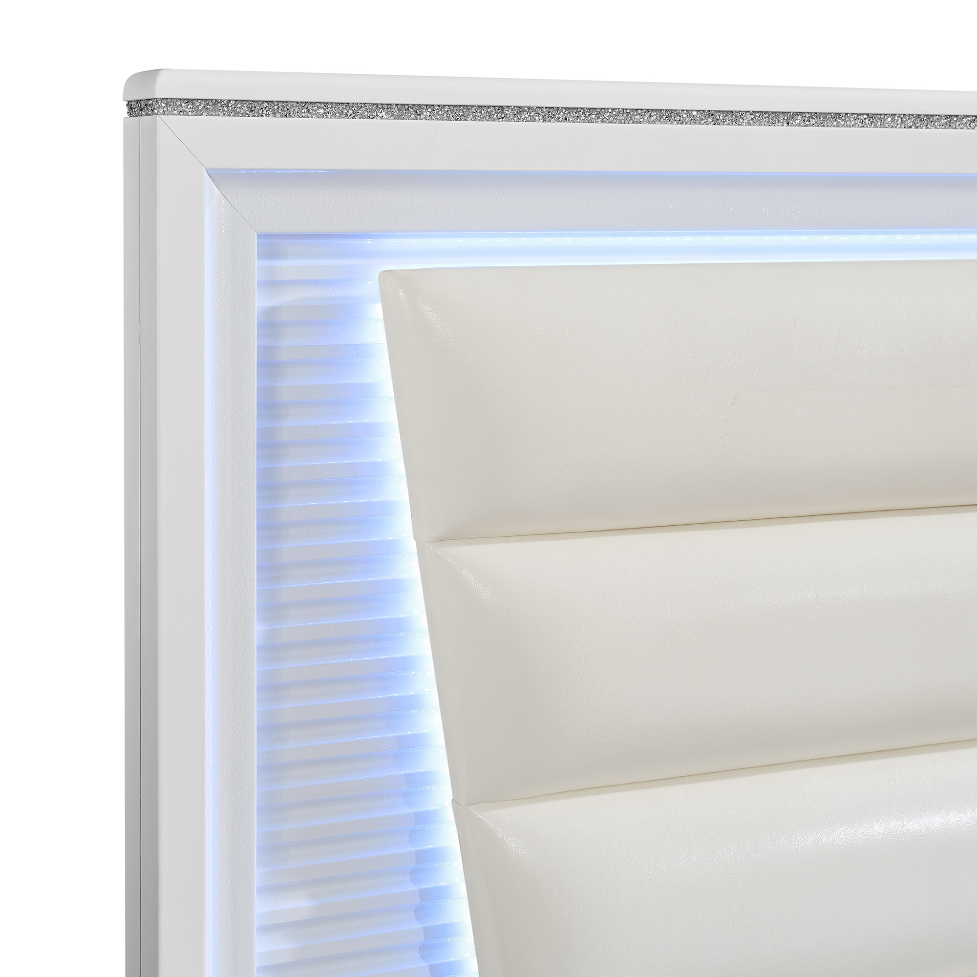 Elements International Denmark Queen Upholstered Bed