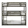 Elements International Trey Triple Bunk Bed