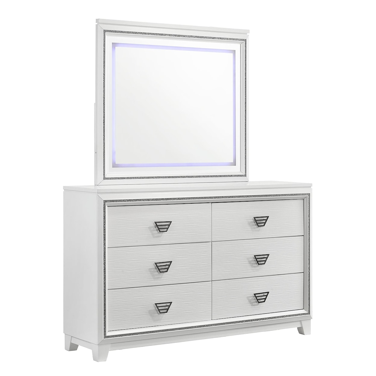 Elements Moondance Dresser and Mirror Set