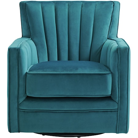 Upholstered Swivel Accent Chair