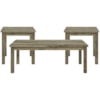 Elements Oak Lawn Occasional Table Set