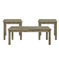 Transitional 3-Piece Occasional Table Set 