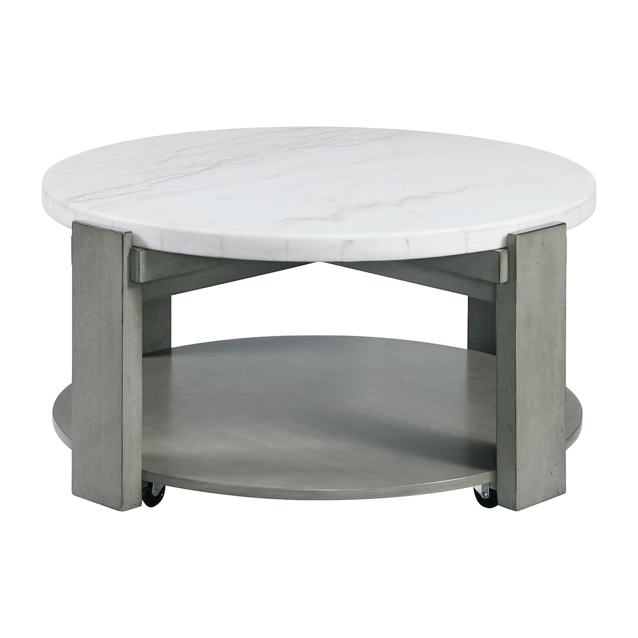 Elements International Rosamel Round Coffee Table