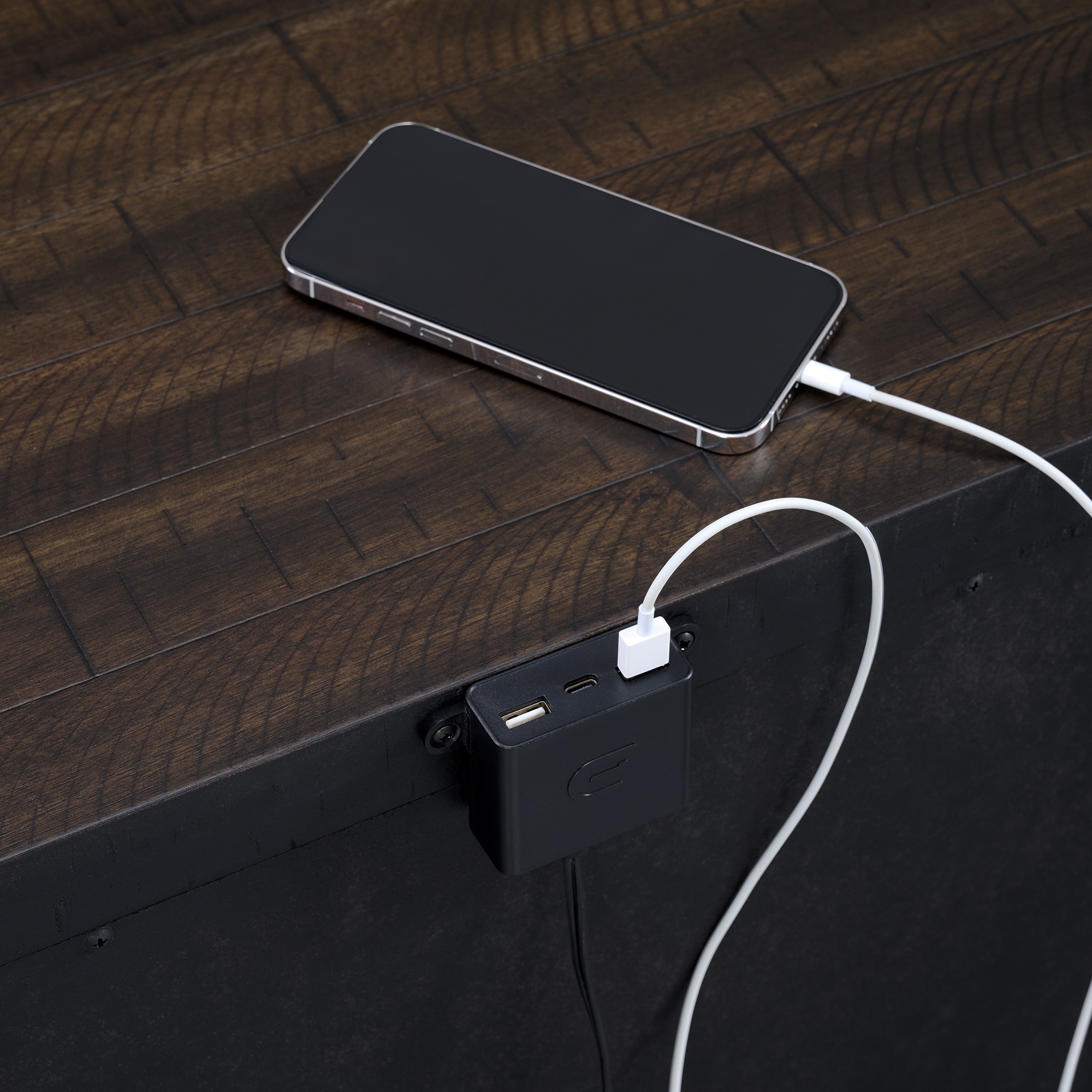 Elements International Colorado City 5-Piece Queen Storage Bedroom Set