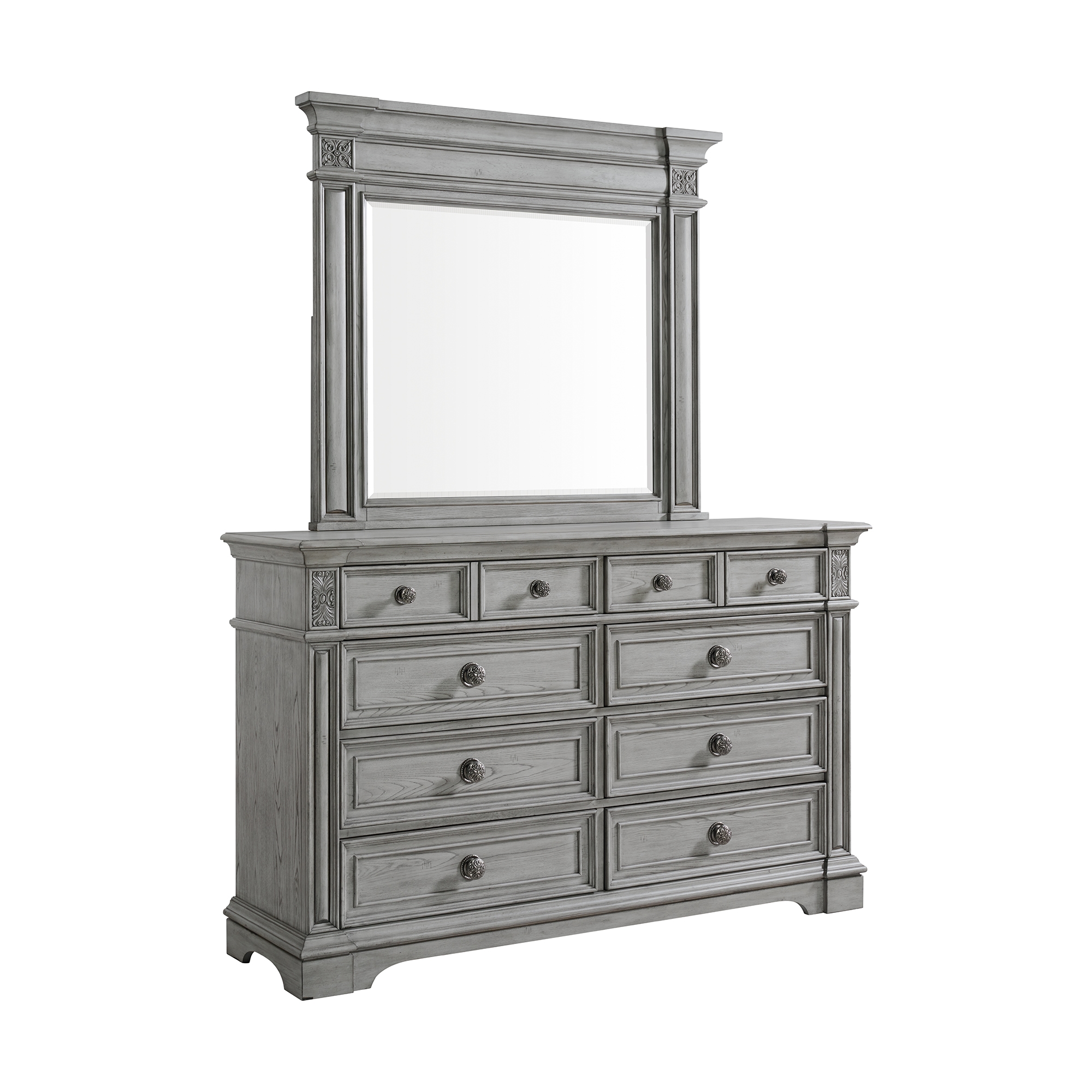 9-Drawer Dresser and Mirror