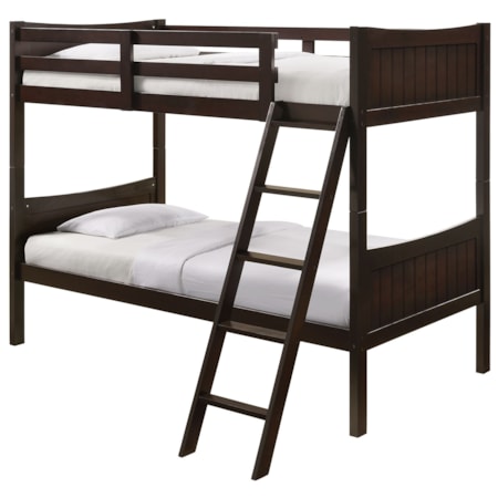 TAYLOR ESPRESSO TWIN/TWIN BUNK BED | *