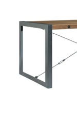 Elements International Industrial Industrial Rectangular Dining Table