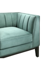 Elements Calais Contemporary Sofa with Channel Back