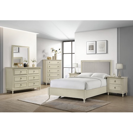 Transitional 5-Piece Full Bedroom Set