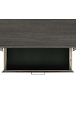 Elements International Sasha Contemporary King Platform Storage Bed with LED Lights and Bluetooth Speakers
