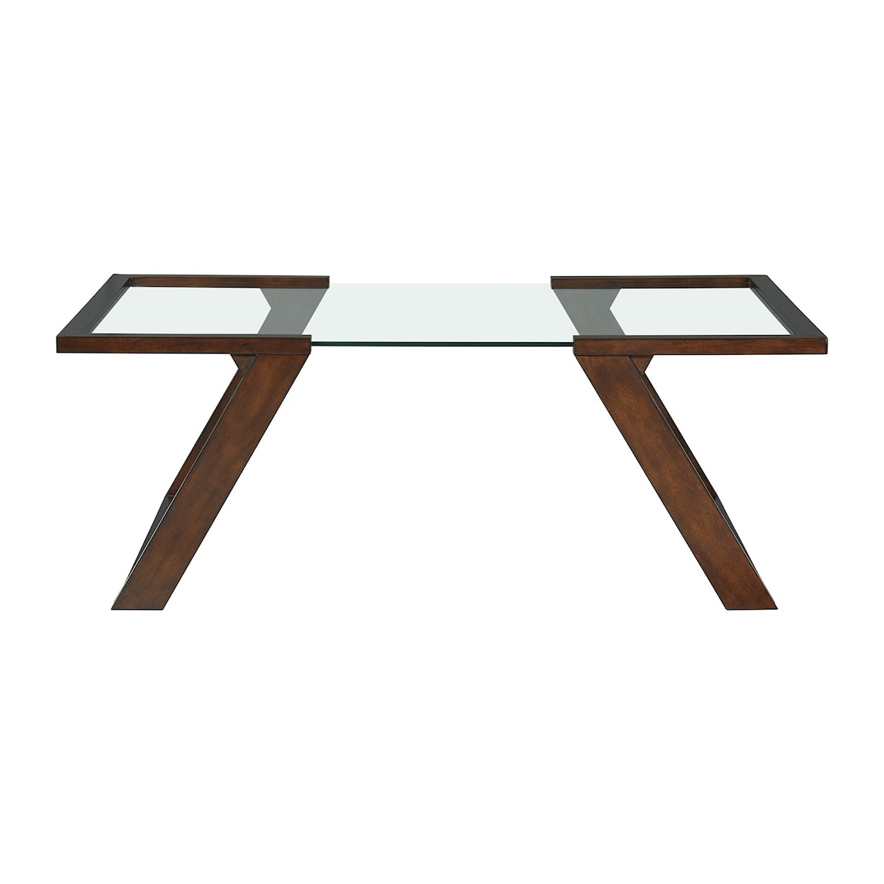 Elements International Kieran Rectangular Coffee Table in Dark Espresso