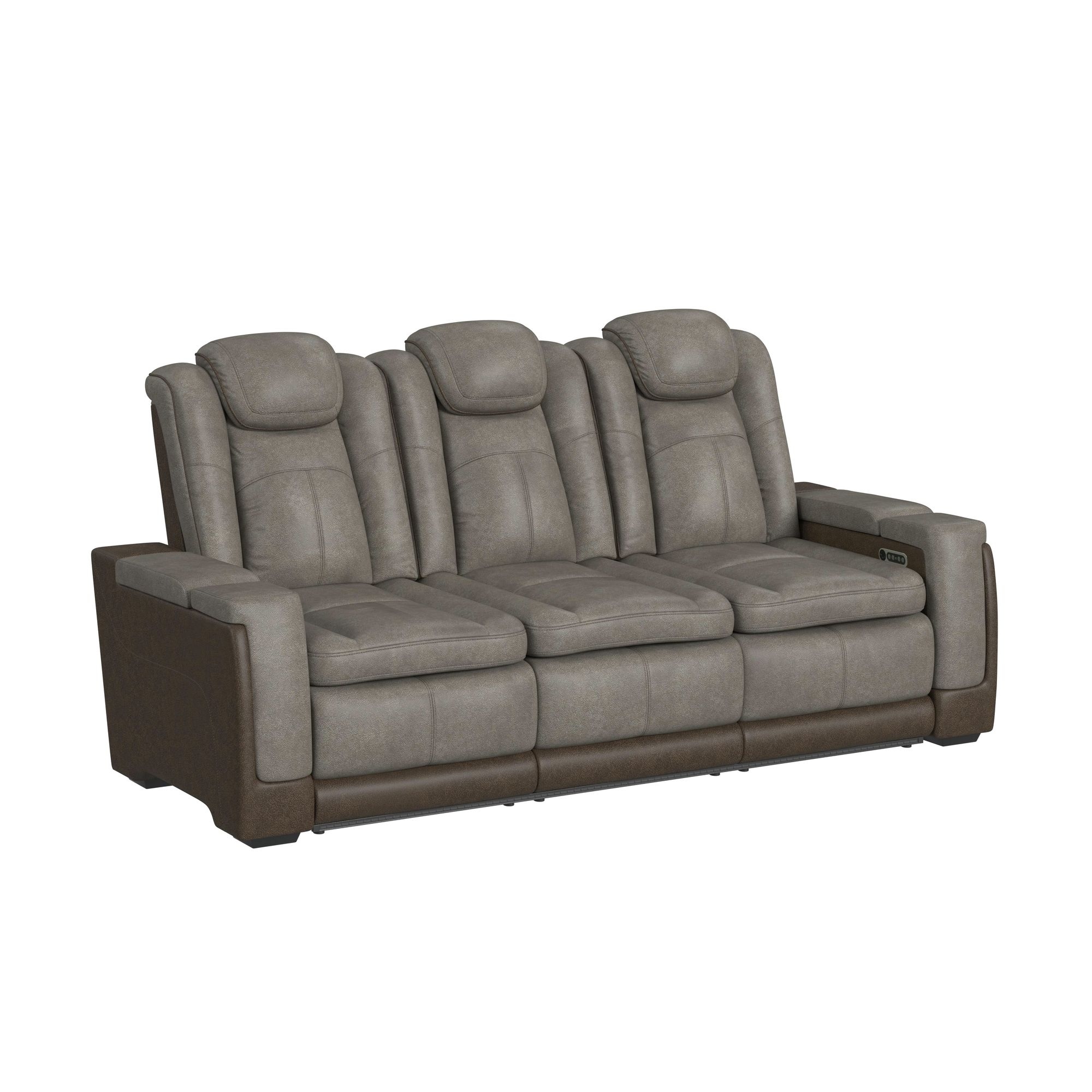 Elements International Lantana 3-Piece Reclining Living Room Set