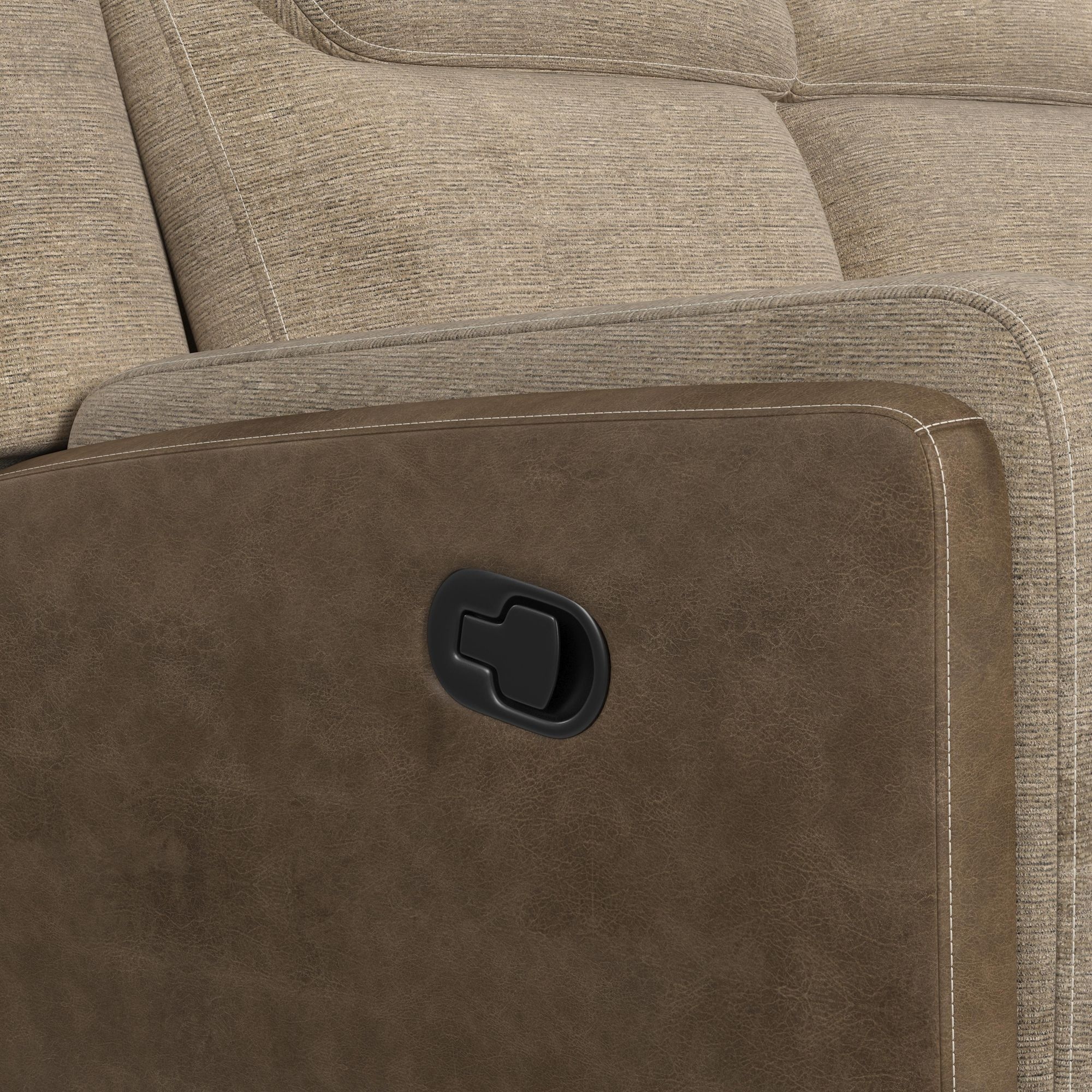 Elements International hornet Hornet Motion Sofa In Rancho Beige