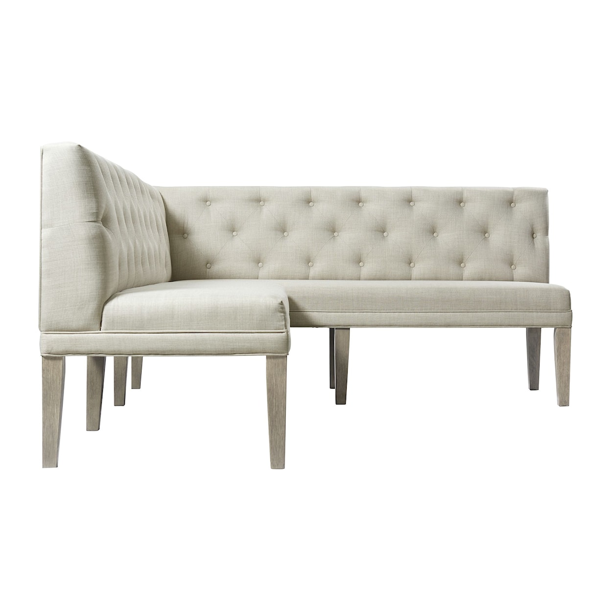 Elements International Peyton Sectional Dining Bench