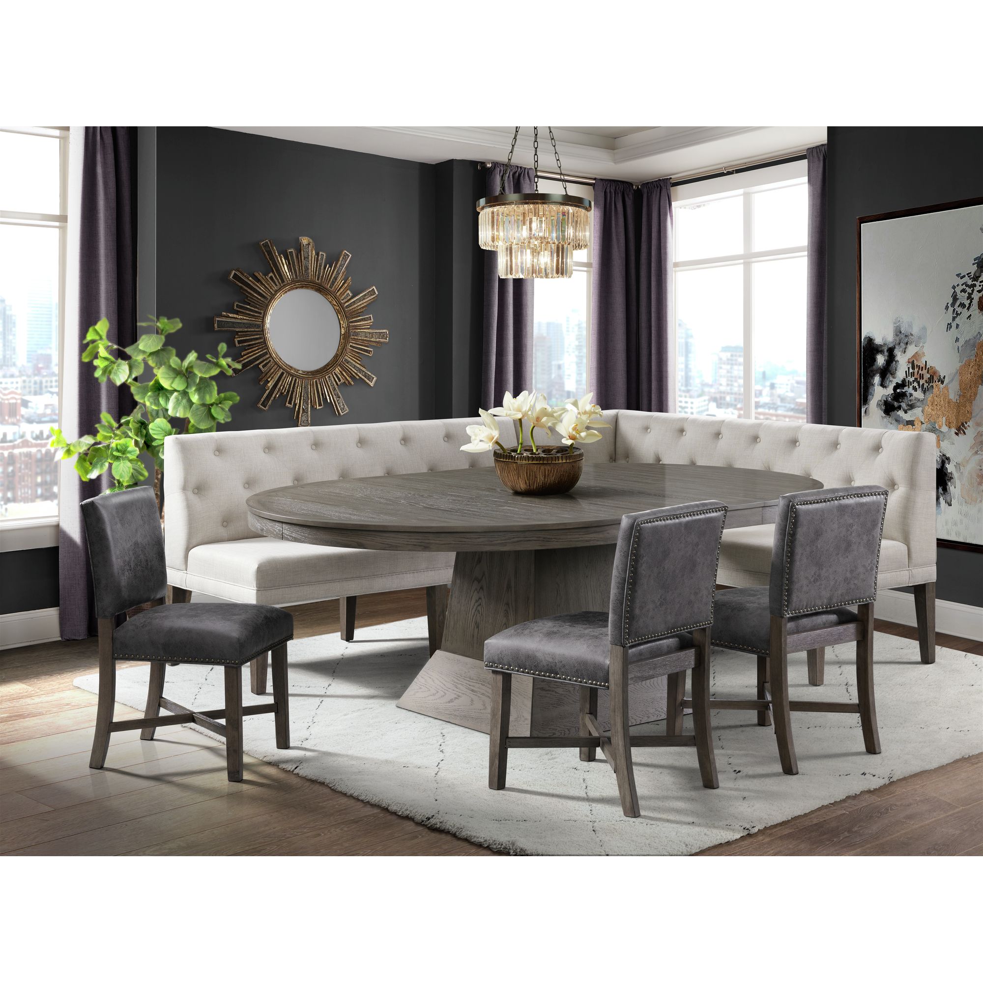 dining sectional bench