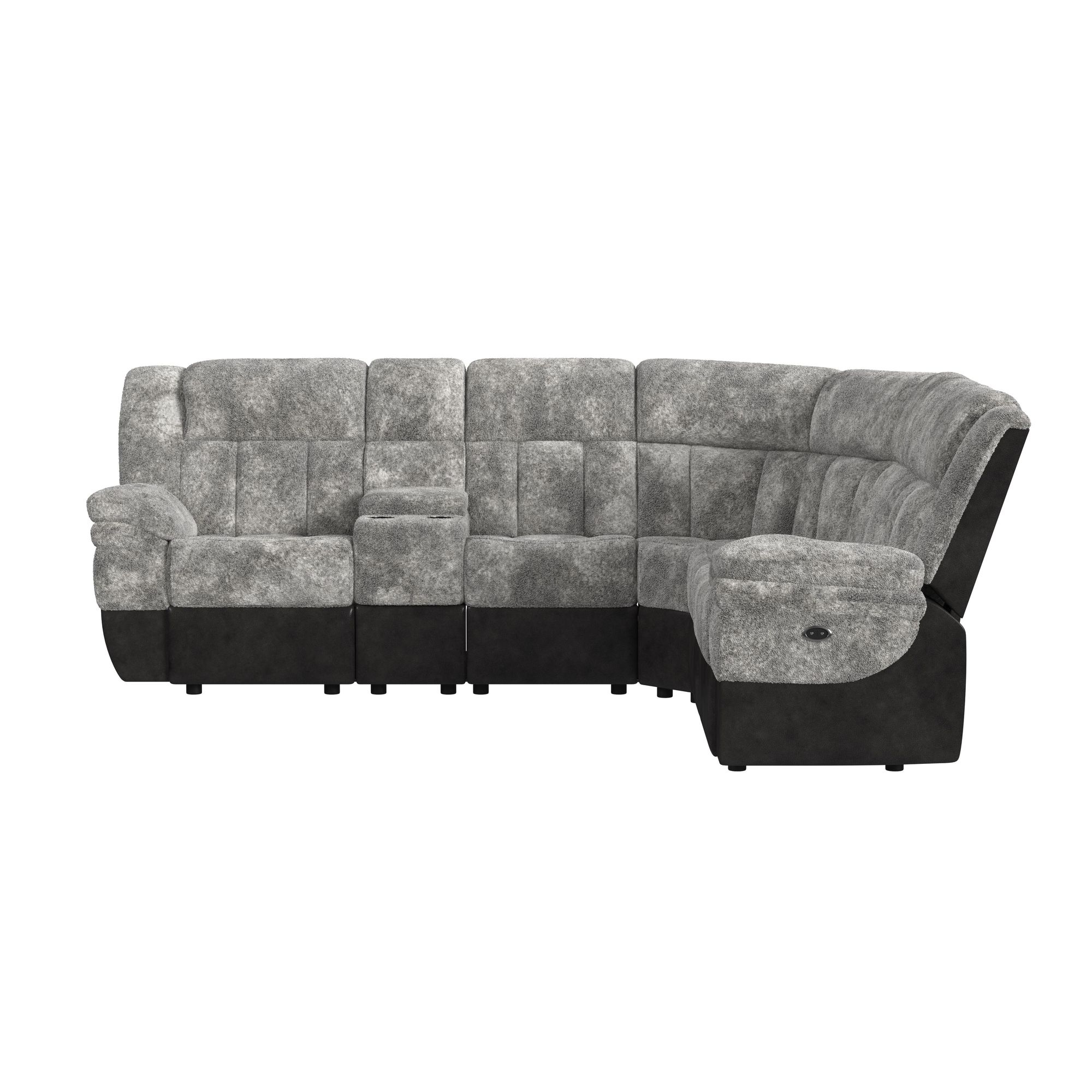 Elements International Santorini 6-Piece Motion Sectional