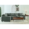 Elements International 409 Sectional Sofa