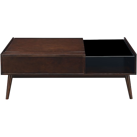 Mid-Century Modern Coffee Table with Lift Top