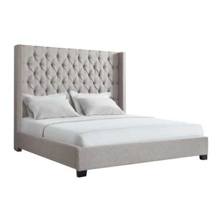 King Bed in Heirloom Grey