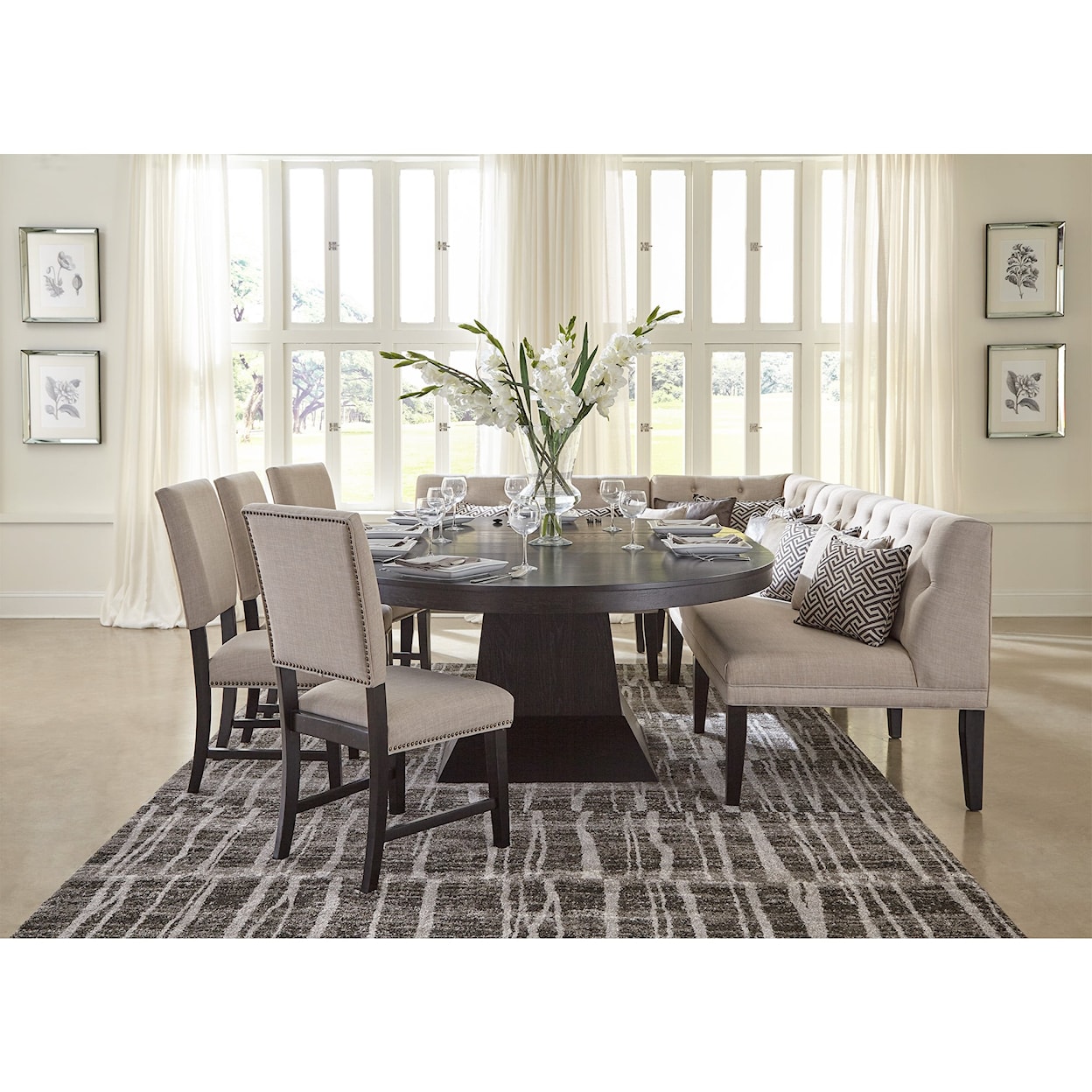 Elements International Maddox Dining Room Set