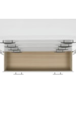 Elements International Moondance Transitional Full Panel Bed with LED Lighting