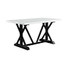 Elements International Tuscany Marble Counter Height Table