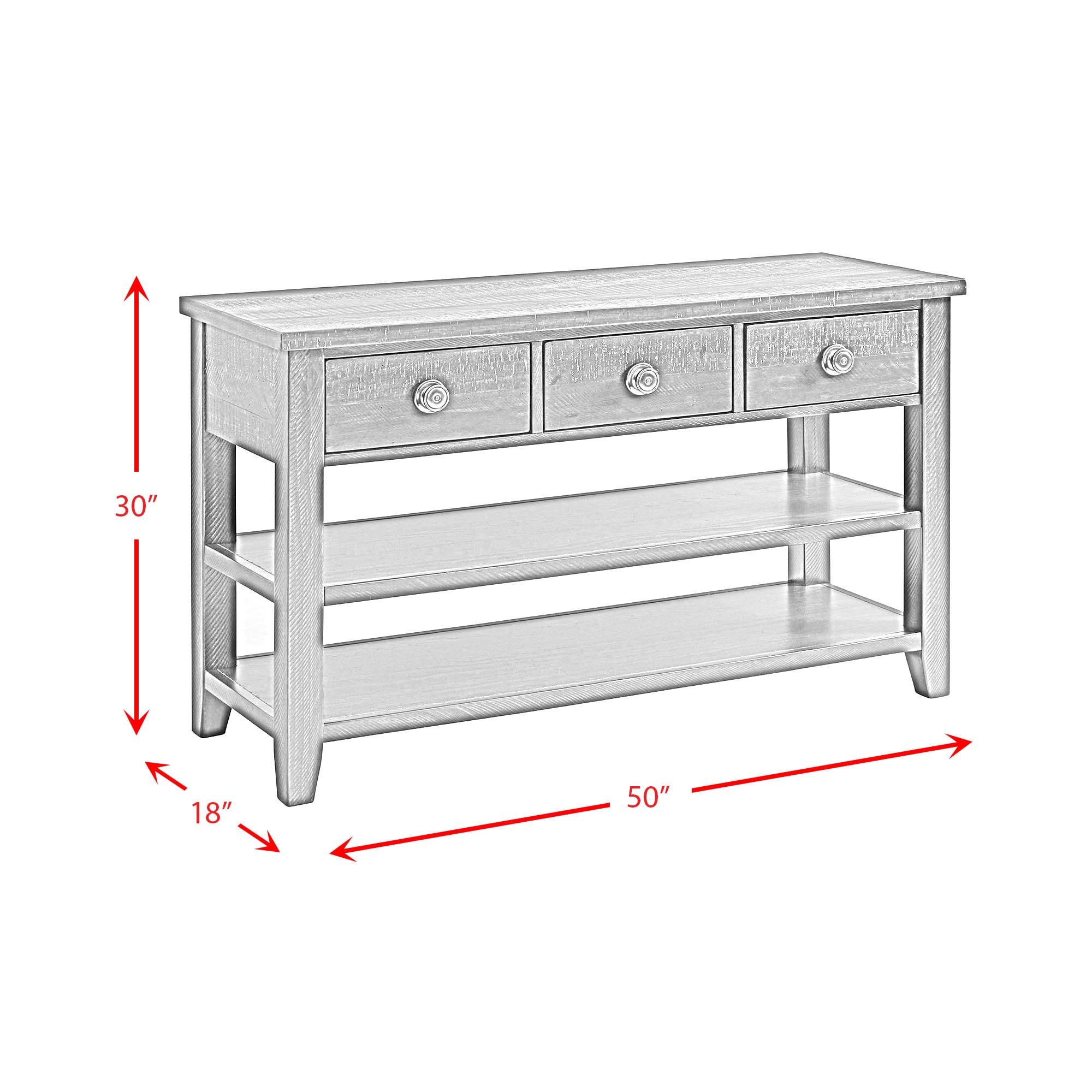 Elements International Kendyl Sofa Table
