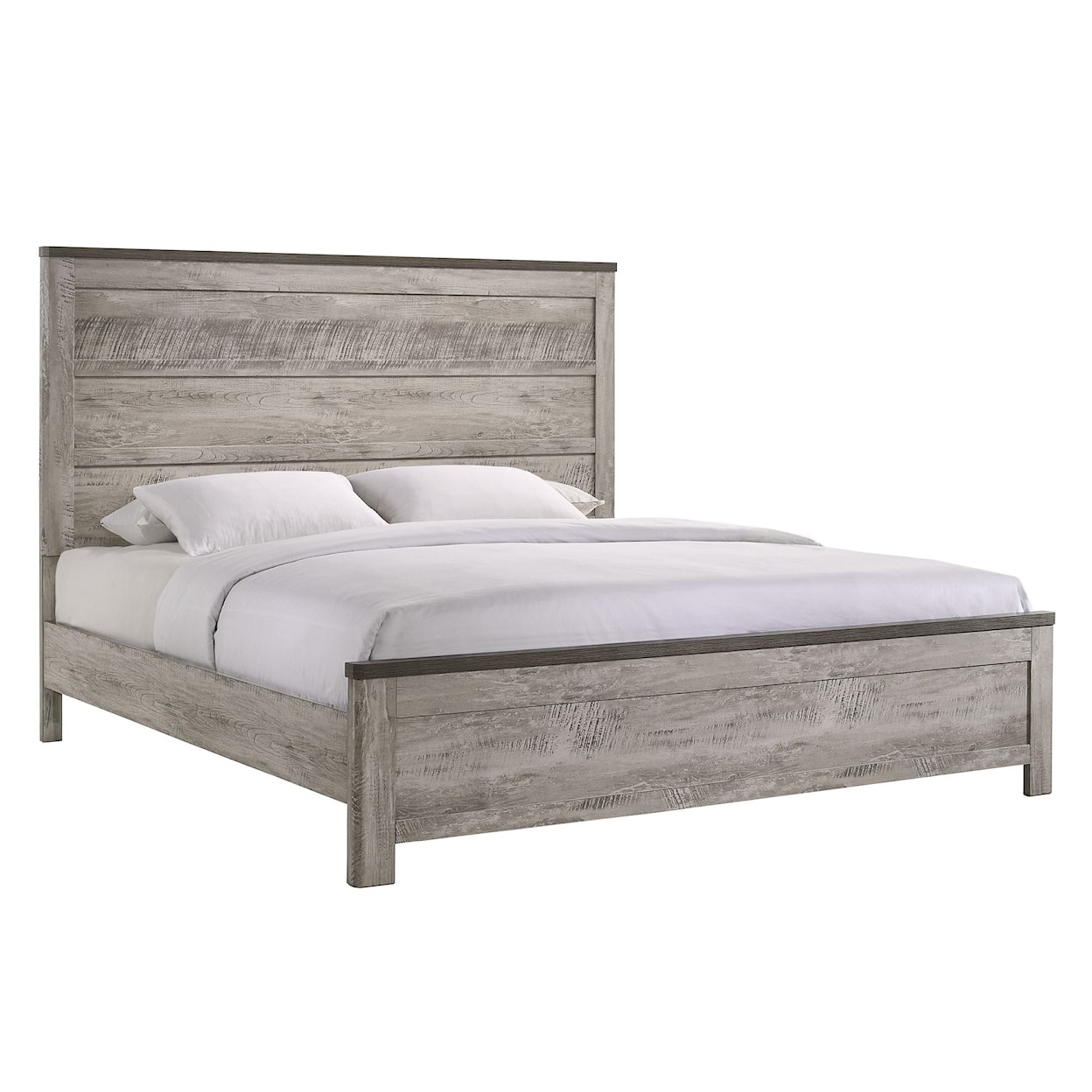 Elements International Millers Cove- Millers Cove King Panel 4PC Bedroom Set