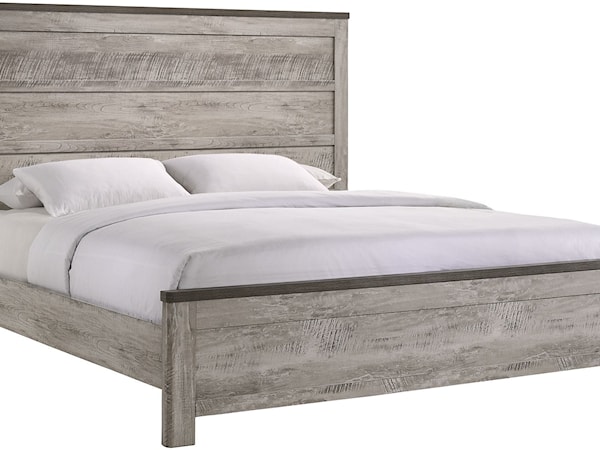 Millers Cove King Panel 4PC Bedroom Set