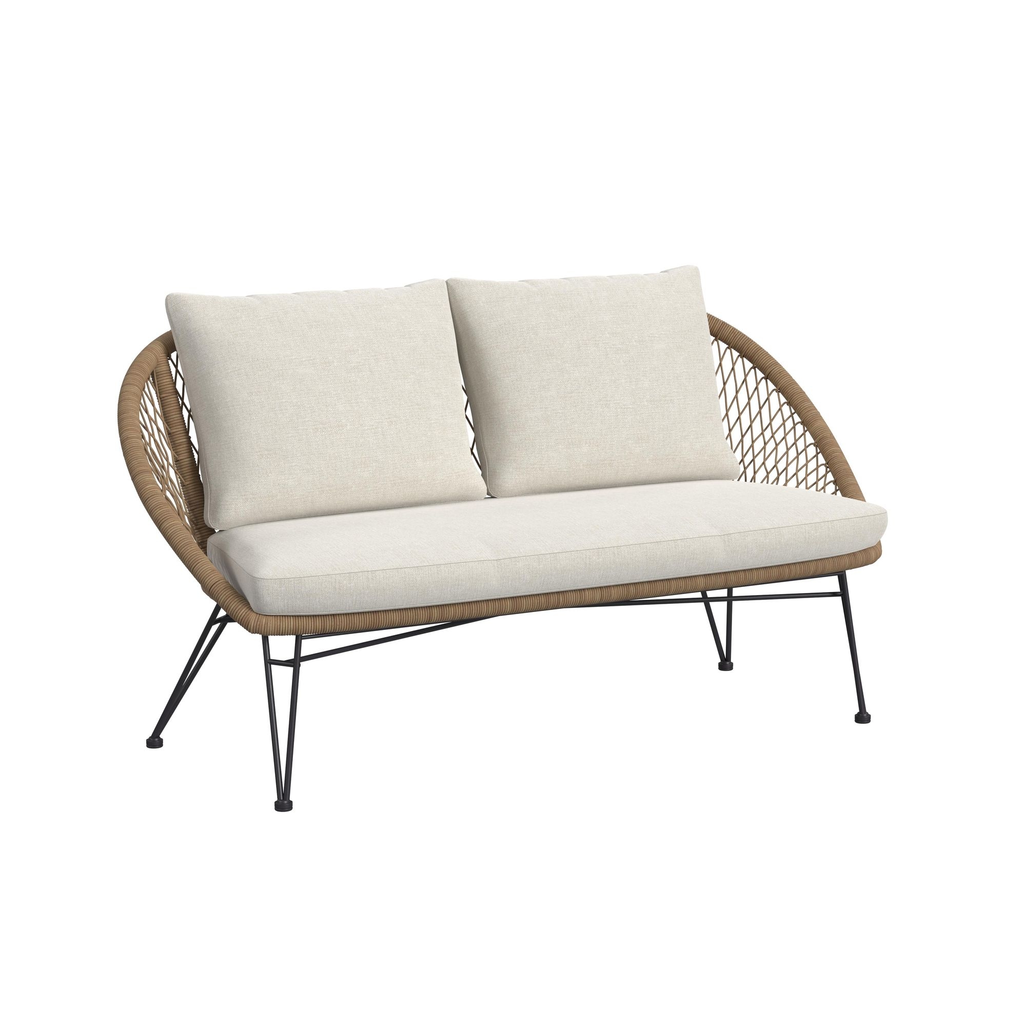 Elements International Grace Outdoor Seating 4Pc Set