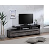 Crown Mark REMINGTON ROMULUS BLACK AND GREY 71" TV STAND |