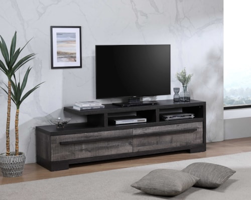 Contemporary 2-Door TV Cabinet