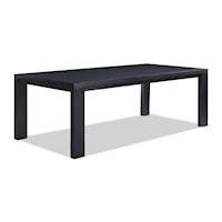 Contemporary Dining Table with 18" Leaf