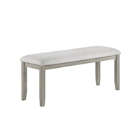 Torrie Transitional Upholstered Dining Bench