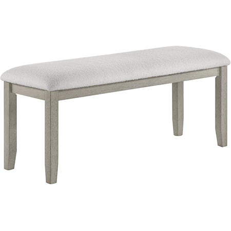 Torrie Transitional Upholstered Dining Bench