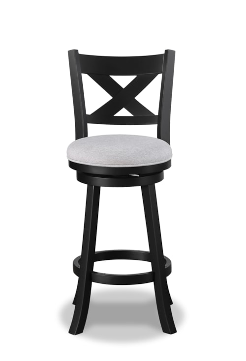 Transitional Swivel Bar Stool