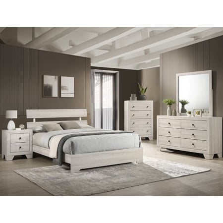 westwood design westfield 6 drawer dresser in brushed white Westwood Design Westfield 6 Drawer Dresser in Brushed White WF-DD-N8108L-BWH