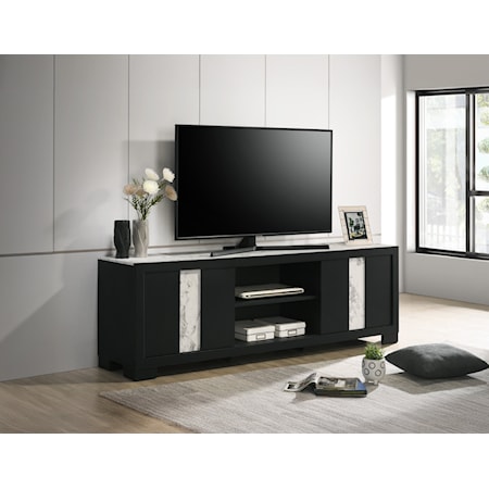 Sliding-Door TV Console