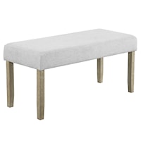 Contemporary Upholstered Dining Bench