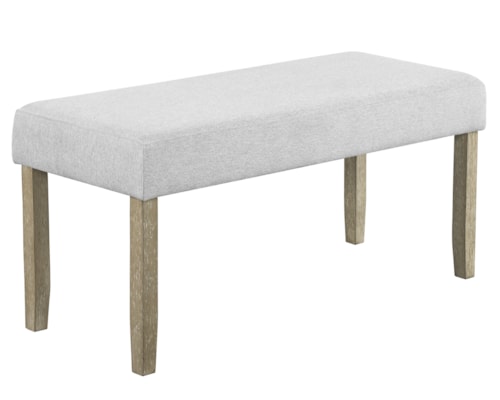 Contemporary Upholstered Dining Bench