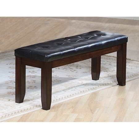 Bardstown Transitional Accent Bench - Charcoal