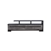 Crown Mark REMINGTON ROMULUS BLACK AND GREY 71" TV STAND |