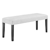 Crown Mark Camelia Upholstered Dining Bench